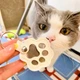 Кожаный брелок для хранения шерсти домашних любимцев белый - изображение 4