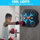 Настінний боксерський тренажер із музикою, Bluetooth, RGB-підсвіткою та регулюванням швидкості - зображення 6