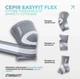 Бандаж на колено EasyFit размер M серый с силиконовым кольцом и фиксирующей лентой - изображение 7