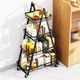 Трехуровневая Корзинка-Тележка на колесиках (Multi-function mobile cart 3-layer) - изображение 4