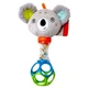 Погремушка-подвеска YG Toys Коала с кольцом-прорезывателем 19,5х7,5х13 см с разноцветными шариками для развития мелкой моторики и слуха малыша - изображение 1