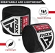 Бинты RDX HAND WRAPS 2.5 METER черный 2,5 м (HWJ-RP) - изображение 3