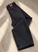 Джинсы женские Vanver 82216 baggy MOM бананы американки с поясом 25 черные - изображение 7