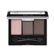 Тіні для повік компактні Bless Beauty Trio Fusion Eyeshadows №01 Рожевий П+Сіро-Коричневий М+Коричнево-Золотий - изображение 3
