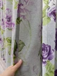 Комплект штор VR-Textil Лен Прованс 100х270 2шт и Тюль 400х270 2079ш-1266т Серый с фиолетовым и белым 71-206/2 - изображение 5