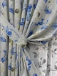 Комплект штор VR-Textil Лен Прованс 100х270 2шт и Тюль 300х270 2078ш-1681т Светло-серый с синим и белым 71-207/1 - изображение 4
