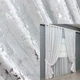 Комплект готовых штор VR-Textil Лен мрамор Royal Touch № 2009ш Белый 100х270 см 2 шт (31-0115) - изображение 1