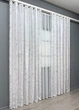 Комплект готовых штор VR-Textil Лен мрамор Royal Touch № 2009ш Белый 100х270 см 2 шт (31-0115) - изображение 4