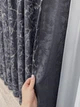 Комплект готових штор VR-Textil Льон мармур Royal Touch № 2004ш Графітовий 150х270 см 2 шт (33-0972) - зображення 7