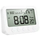 Электронный термогигрометр с часами Hoco HX44 Indoor, LCD, White - изображение 1
