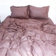 Постільна білизна MirSon SatinStripe 30-0006DarkBrown 143х210 Полуторний (2200005249437) - изображение 1