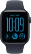 Смарт-часы Apple Watch SE 3 (2026) GPS + Cellular 44mm Midnight Aluminium Case with Navy Blue Sport Band - S/M (MJLQ4RK/A) - изображение 1