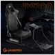 Крісло ігрове GamePro RS100 із кріпленням для керма, педалей та коробки передач Black (RS100) - зображення 4