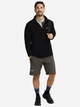 Толстовка на флисе на молнии мужская Jack Wolfskin Taunus 100 Hz M A65798-6000 S Черная (4064886647687) - изображение 3