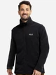 Толстовка флисовая на молнии мужская Jack Wolfskin Taunus 200 Fz M A65797-6000 M Черная (4064886649803) - изображение 1