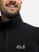 Толстовка флисовая на молнии мужская Jack Wolfskin Taunus 200 Fz M A65797-6000 M Черная (4064886649803) - изображение 4
