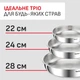 Набор сковородок Tefal Ingenio Emotion 4 предмета (L8968445) - изображение 5