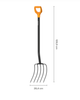 Вила для компосту Fiskars Solid сталеві 1289 мм - изображение 2