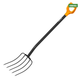 Вила для компосту Fiskars Solid сталеві 1289 мм - изображение 3