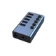 Концентратор Dynamode 5 ports USB3.0 to 4*USB3.0+2.4А Power Adapter 2.5A/12V (DM-UH-P405-G) - изображение 1