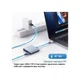 Концентратор Dynamode USB-C 3-in-1 1xHDMI 4K + 1xUSB 3.0 + 1xUSB-C PD 87W (Multiport USB-C 3-in-1 dark grey) - изображение 4