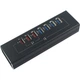 Концентратор Dynamode 4*USB3.0 data ports + 3*2.4А charge with Power Adaptor metal (DM-UH-P407) - изображение 2