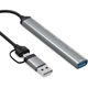 Концентратор Dynamode 5-in-1 USB Type-C/Type-A to 1хUSB3.0, 2xUSB 2.0, card-reader SD/MicroSD (DM-UH-514) - изображение 3