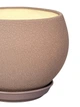 Керамический горшок для цветов Bowl Maxi шелк 4,1 л аметист (Г02012) - изображение 2