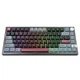 Беспроводная механическая клавиатура Montech MKey PRO Darkness Black Beige, Yellow Switch, размер 75%, RGB, (2.4G/Bluetooth/USB) - изображение 1