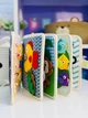Книжка на липучках фетрова розвиваюча сенсорна м'яка книга монтессорі з фетру для дітей малюків від 1 року - зображення 6