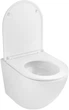 Унітаз підвісний Kroner Harz WHI493736 Tornado Rimless iз сидінням Soft Close дюропласт (KH493736WHIT) - зображення 2