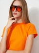 Жіноча футболка Roly Capri Помаранчева S - зображення 3