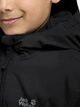 Подростковая демисезонная куртка для мальчика Jack Wolfskin Go Glow A66170_6000 152 см Черная (4064886749268) - изображение 3