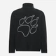 Детский теплый свитшот для девочки Jack Wolfskin Taunus 100 A66169_T0626 128 см Черный (4064886747288) - изображение 5