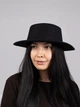 Шляпа женская канотье D.Hats цвет черный - изображение 2