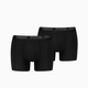 Чоловіча спідня білизна PUMA Men's Boxer Briefs 2 pack 93832002 m, чорний - зображення 1