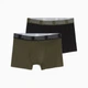 Труси чоловічі PUMA Men's Trunks 93832108 l, чорний/хакі - зображення 1