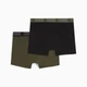 Труси чоловічі PUMA Men's Trunks 93832108 l, чорний/хакі - зображення 2