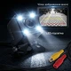 Універсальна автомобільна камера заднього огляду CAR CAM 707 LED з 4 LED підсвічуванням та нічним баченням кут огляду 170 градусів вологозахищена IPX6 Чорна - зображення 3