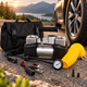 Автомобільний двопоршневий компресор Air Compressor 628-4x4 150 Вт 12 В 85 л/хв з манометром і сумкою - изображение 6
