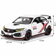 Машинка игрушка Honda Civic моделька коллекционная металлическая детская 15 см Белый (2795749) - изображение 2
