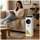 Вентилятор напольный с увлажнителем 4000W бак 2 л BITEK BT-5500 белый для охлаждения и обогрева воздуха SQ-29451 - изображение 4