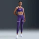 Лосини жіночі Nike W Np 365 Mr 7/8 Tight Tt Grx M Бузковий HV2306-547 - зображення 7