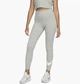 Лосини жіночі Nike Sportswear Classics High-Waisted Graphic Leggings M Сірий DV7795-063 - зображення 1