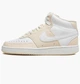 Кросівки жіночі Nike Court Vision Mid White/Beige 38 Комбінований CD5436-800 - зображення 1