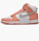 Кросівки жіночі Nike Dunk High 38.5 Помаранчево-Білий DD1869-600 - зображення 1