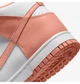Кросівки жіночі Nike Dunk High 38.5 Помаранчево-Білий DD1869-600 - зображення 2