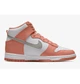 Кросівки жіночі Nike Dunk High 38.5 Помаранчево-Білий DD1869-600 - зображення 7