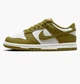 Кроссовки женские Nike Dunk Low Gs 37.5 Оливковый FB9109-108 - изображение 1