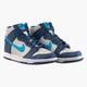 Кроссовки женские Nike Dunk High Gs Grey Blue 38.5 Синий DB2179-006 - изображение 5